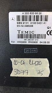2000-2006 Mercedes CL500 voice communication module A 203 820 68 26 - Swan Auto