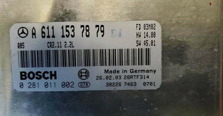2000-2007 Mercedes C200 ecm ecu computer A 611 153 78 79 - Swan Auto
