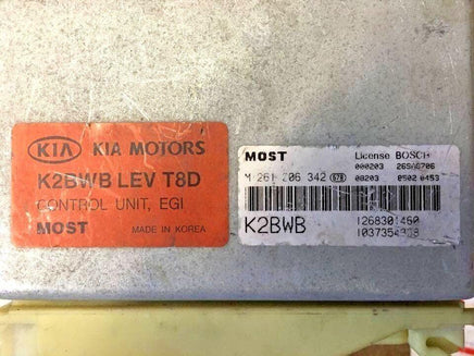2000 Kia Sephia ecm ecu computer K2BWB LEV T8D - Swan Auto