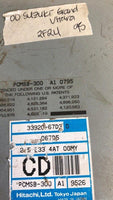 2000 Suzuki Grand Vitara ecm ecu computer 33920-67D30 - Swan Auto