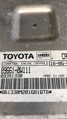 2000 Toyota Camry ecu ecm computer 89661-0W111 - Swan Auto