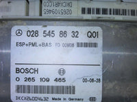 2001-2002 Mercedes S600 CL500 abs anti-lock brake control module 028 545 86 32 - Swan Auto
