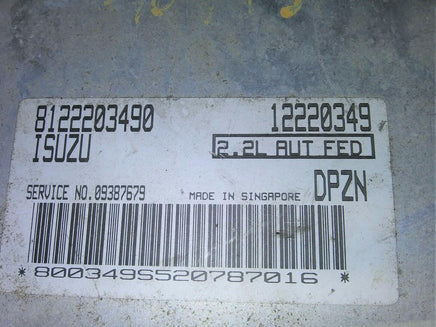 2001-2003 Isuzu Rodeo ecu ecm computer 8122203490 - Swan Auto