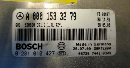2001 Mercedes-Benz A160 ecm ecu computer A 000 153 32 79 - Swan Auto