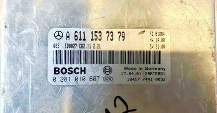 2001 Mercedes C220 ecm ecu computer A 611 153 73 79 - Swan Auto