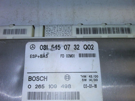 2002-2003 Mercedes-Benz CLK320 ABS anti-lock Control module 031 545 07 32 - Swan Auto