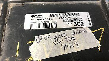 2002-2003 Volvo S40 ecm ecu computer P30670302 - Swan Auto