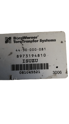 2002-2004 Isuzu Axiom transfer case control module 8973194810 - Swan Auto