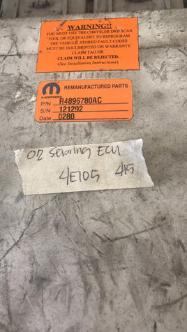2002 Avenger or Sebring ecm ecu computer R4896780AC - Swan Auto