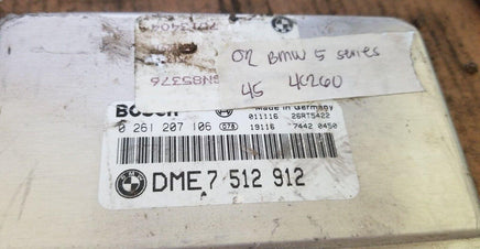 2002 BMW 530i engine control module computer 7 512 912 - Swan Auto