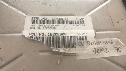 2002 Buick Rendezvous ecu ecm computer 12209614 - Swan Auto