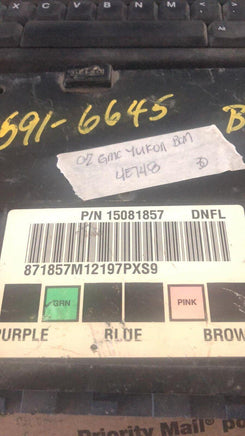 2002 Chevy or GMCYukon engine control module 15081857 - Swan Auto
