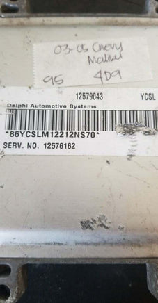 2003-2005 Chevy Malibu ecm ecu computer 12579043 - Swan Auto