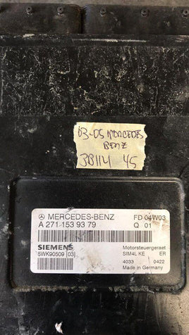 2003-2005 Mercedes-Benz C230 ecu ecm A 271 153 93 79 - Swan Auto