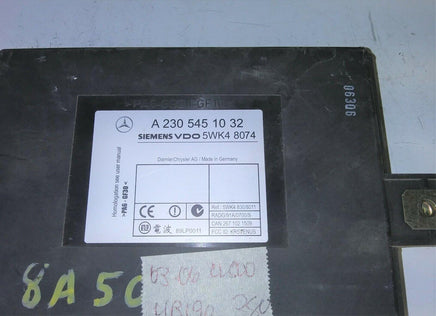2003-2006 Mercedes-Benz CL500 Keyless Entry Module A 230 545 10 32 - Swan Auto