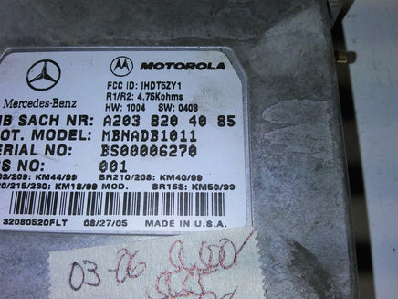 2003-2006 Mercedes-Benz SL500 SL55 Voice control module A203 820 40 85 - Swan Auto