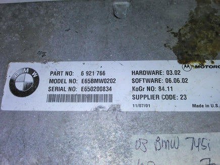 2003 BMW 745i Communication Control Module 6 921 766 - Swan Auto