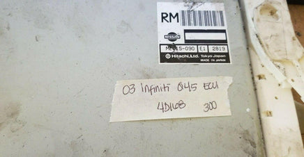 2003 Infiniti Q45 ecm ecu computer MEC15-090 - Swan Auto