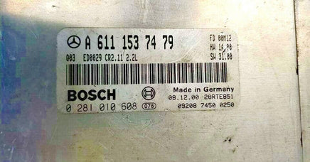 2003 Mercedes C220 ecm ecu computer A 611 153 74 79 - Swan Auto