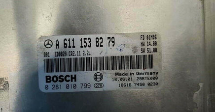 2003 Mercedes C220 ecm ecu computer A 611 153 82 79 - Swan Auto
