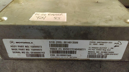 2004-2005 Buick Rainier communication module 15099973 - Swan Auto