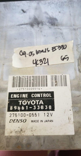 2004-2005 Lexus ES330 ecm ecu computer 89661-33B30 - Swan Auto