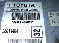2004-2006 Toyota Corolla ecu ecm computer 89661-0Z041 - Swan Auto