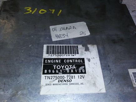 2004 Toyota Solara ecu ecm computer 89661-0X130 - Swan Auto