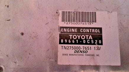 2004 Toyota Tundra ecu ecm computer 89661-0C520 - Swan Auto