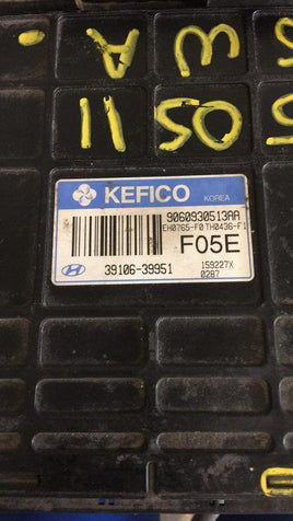 2005-2006 Hyundai Santa Fe engine computer module 39106-39951 - Swan Auto