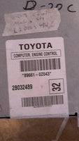 2005-2007 Toyota Corolla or Matrix ecm ecu computer 89661-0Z043 - Swan Auto