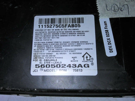 2005 Jeep Grand Cherokee Homelink garage door transmitter 56050243AG - Swan Auto