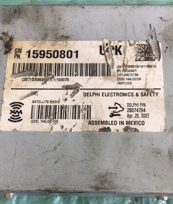 2006-2016 Chevrolet Impala radio digital satelite reciever 15950801 - Swan Auto