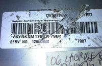 2006 Buick Lacrosse or Grand Prix ecm ecu computer 12616875 - Swan Auto