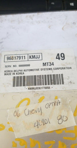 2006 Chevy Optra ecm ecu computer 96817911 - Swan Auto