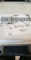 2006 Pontiac G6 Chevrolet Malibu ecm ecu computer 12602987 - Swan Auto