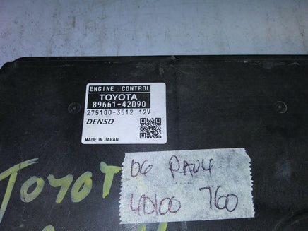 2006 Toyota Rav4 Rav-4 ecu ecm computer 89661-42D90 - Swan Auto