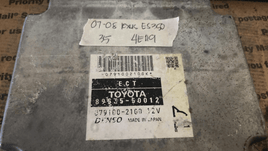 2007-2008 Lexus ES350 ecm ecu computer 89535-50012 - Swan Auto