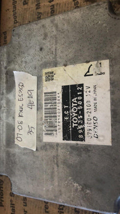 2007-2008 Lexus ES350 ecm ecu computer 89535-50012 - Swan Auto