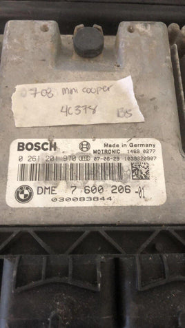 2007-2008 Mini Cooper ecm ecu computer 7 600 206 -01 - Swan Auto