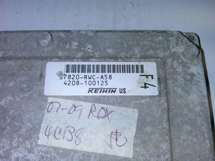 2007-2009 Acura RDX ecm ecu computer 37820-RWC-A58 - Swan Auto