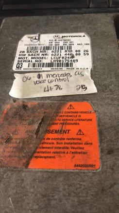 2007-2011 Mercedes CLS Voice Control module A221 870 08 26 - Swan Auto