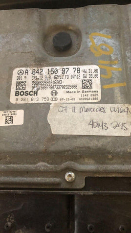 2007-2011 Mercedes ML350 ecm ecu computer A 642 150 97 78 - Swan Auto