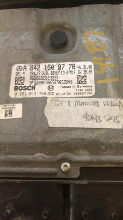 2007-2011 Mercedes ML350 ecm ecu computer A 642 150 97 78 - Swan Auto