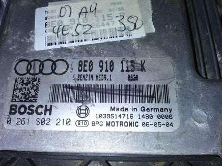 2007 Audi A4 ecm ecu computer 8E0 910 115 K - Swan Auto