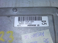 2007 Honda Odyssey ecm ecu computer 37820-RGM-A84 - Swan Auto