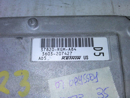 2007 Honda Odyssey ecm ecu computer 37820-RGM-A84 - Swan Auto