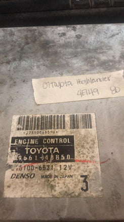 2007 Toyota Highlander ecu ecm computer 89661-48B50 - Swan Auto