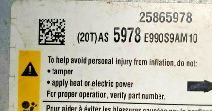 2008-2010 Saturn Vue air bag module 25865978 **Tested** - Swan Auto