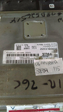 2008 Dodge Caliber ecm ecu computer P68027154AC - Swan Auto